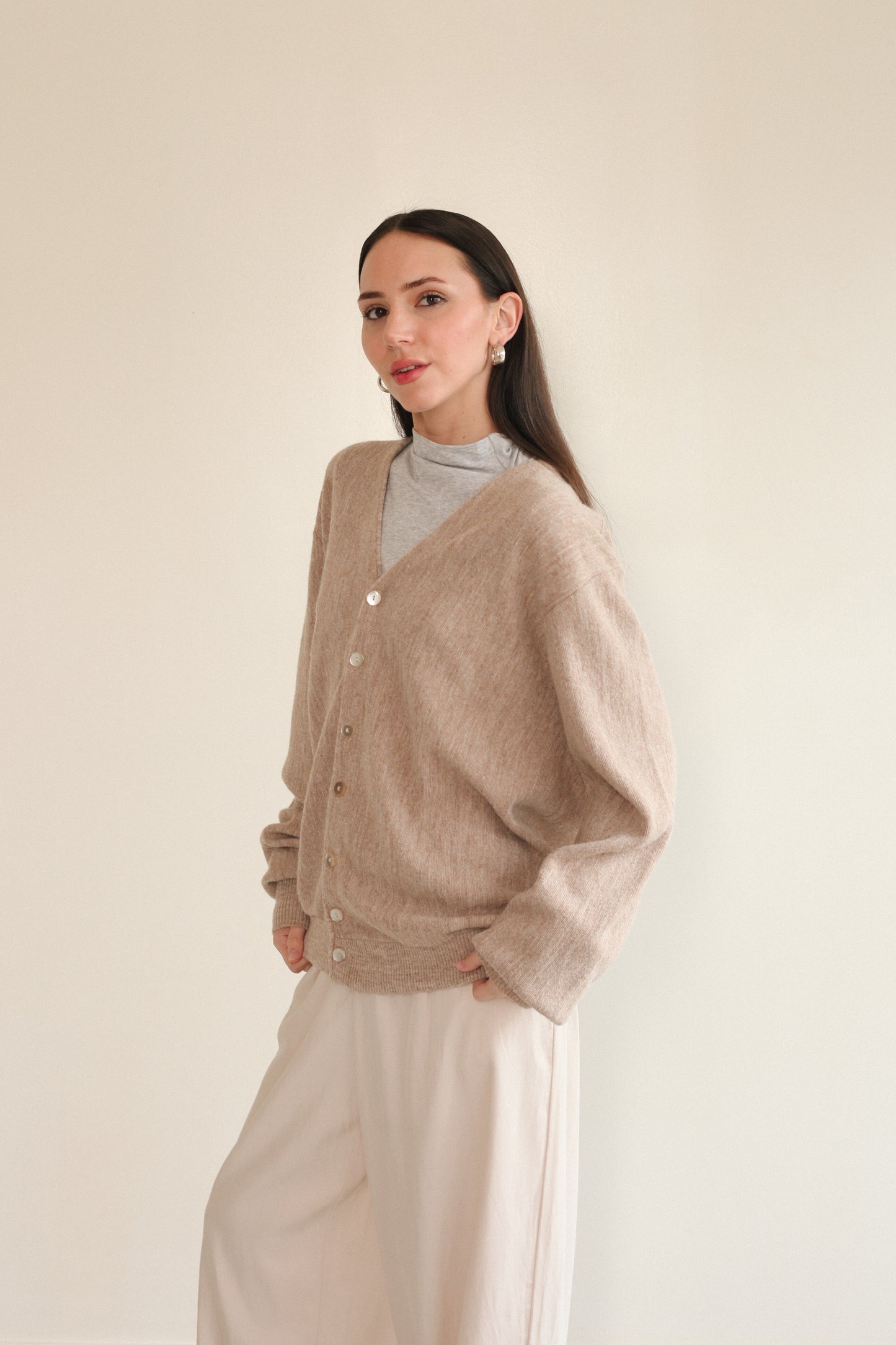 70s Woven Cardigan
