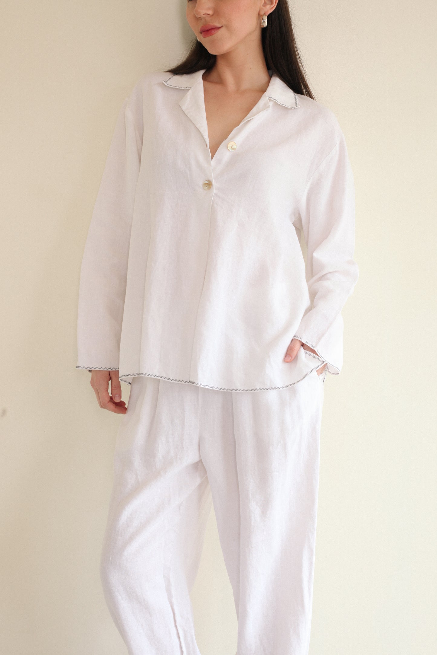 Linen Loungewear Set