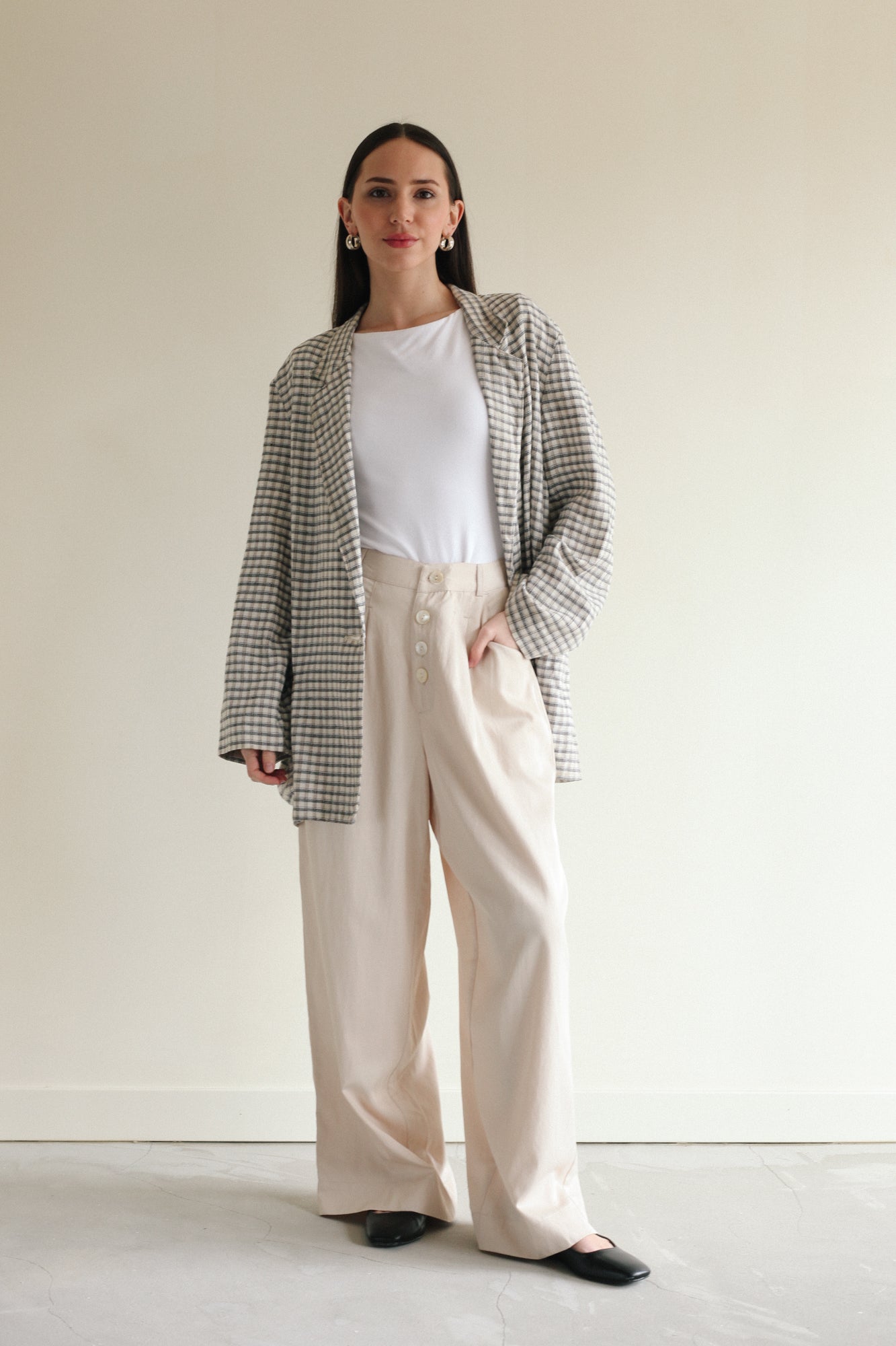Oversized Linen Summer Blazer