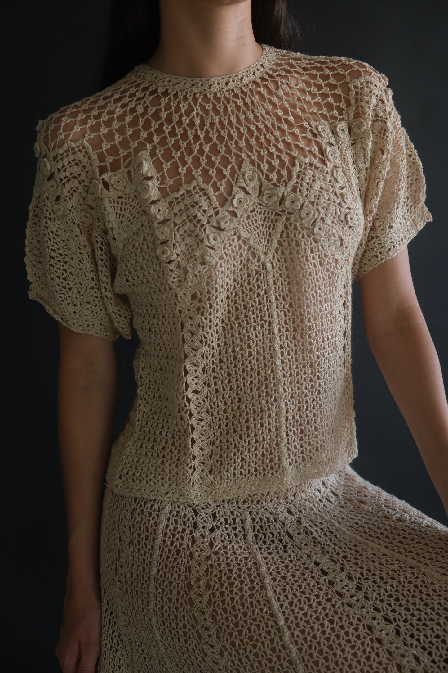 Lim’s Crochet Skirt Set