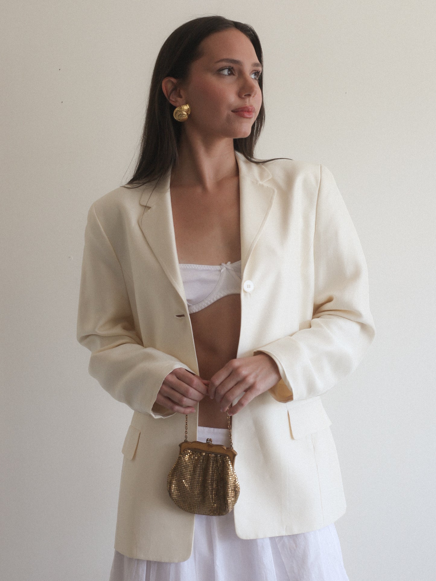 Tiny Gold Whiting & Davis Purse