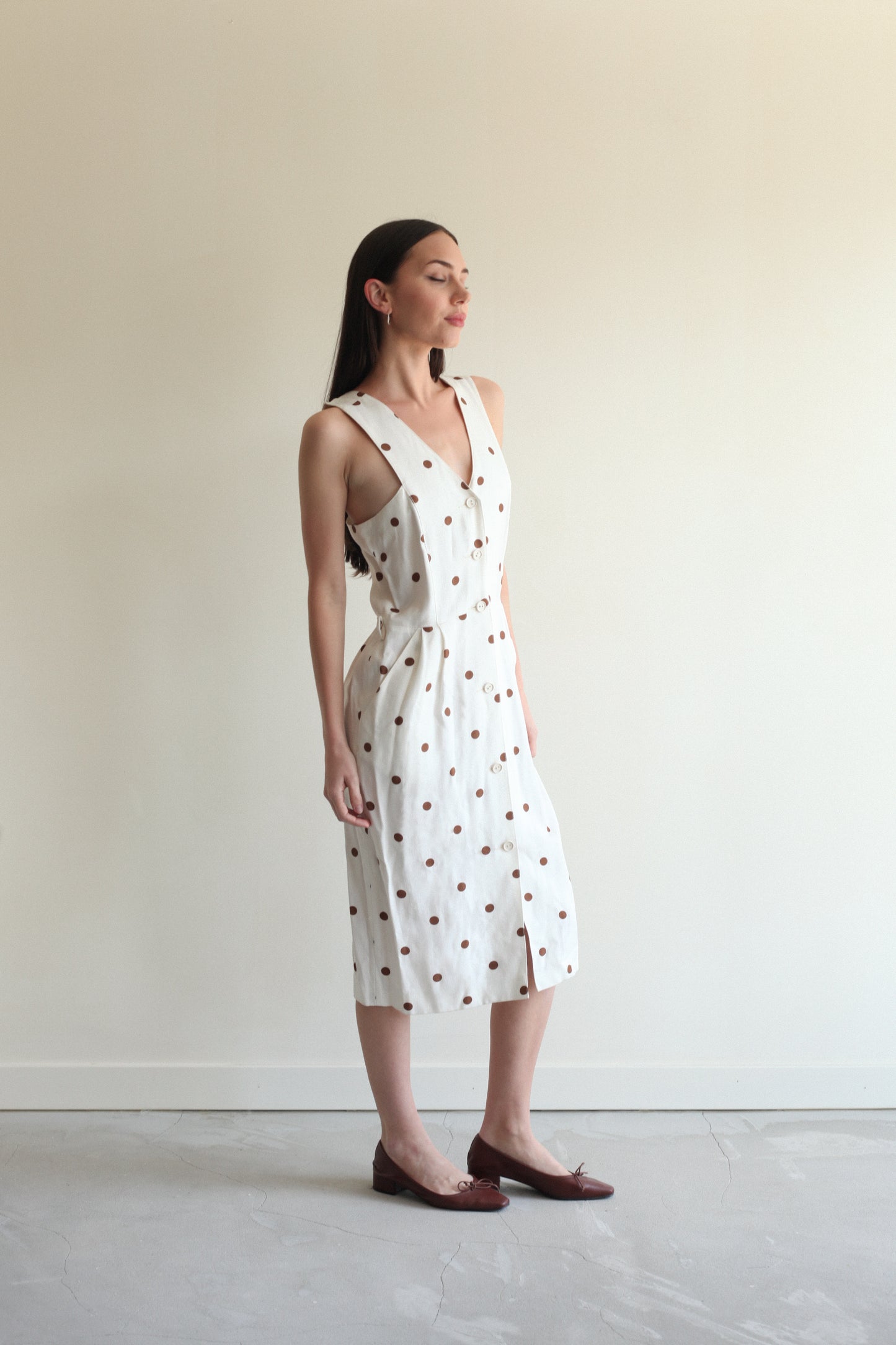 French Polka Dot Dress