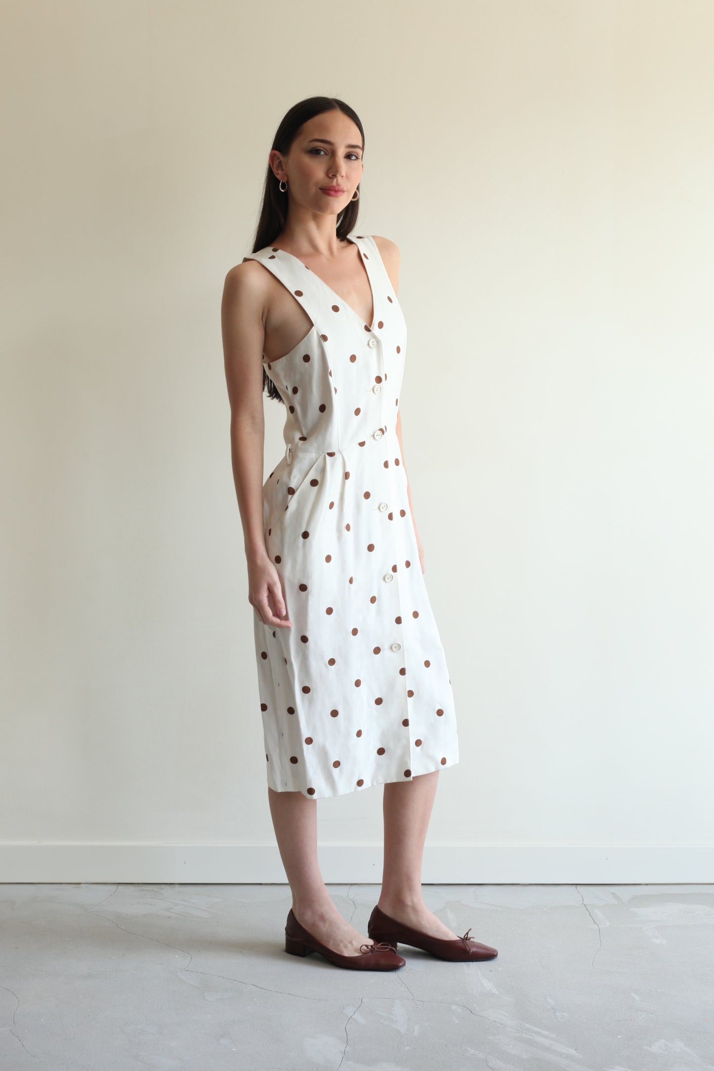 French Polka Dot Dress