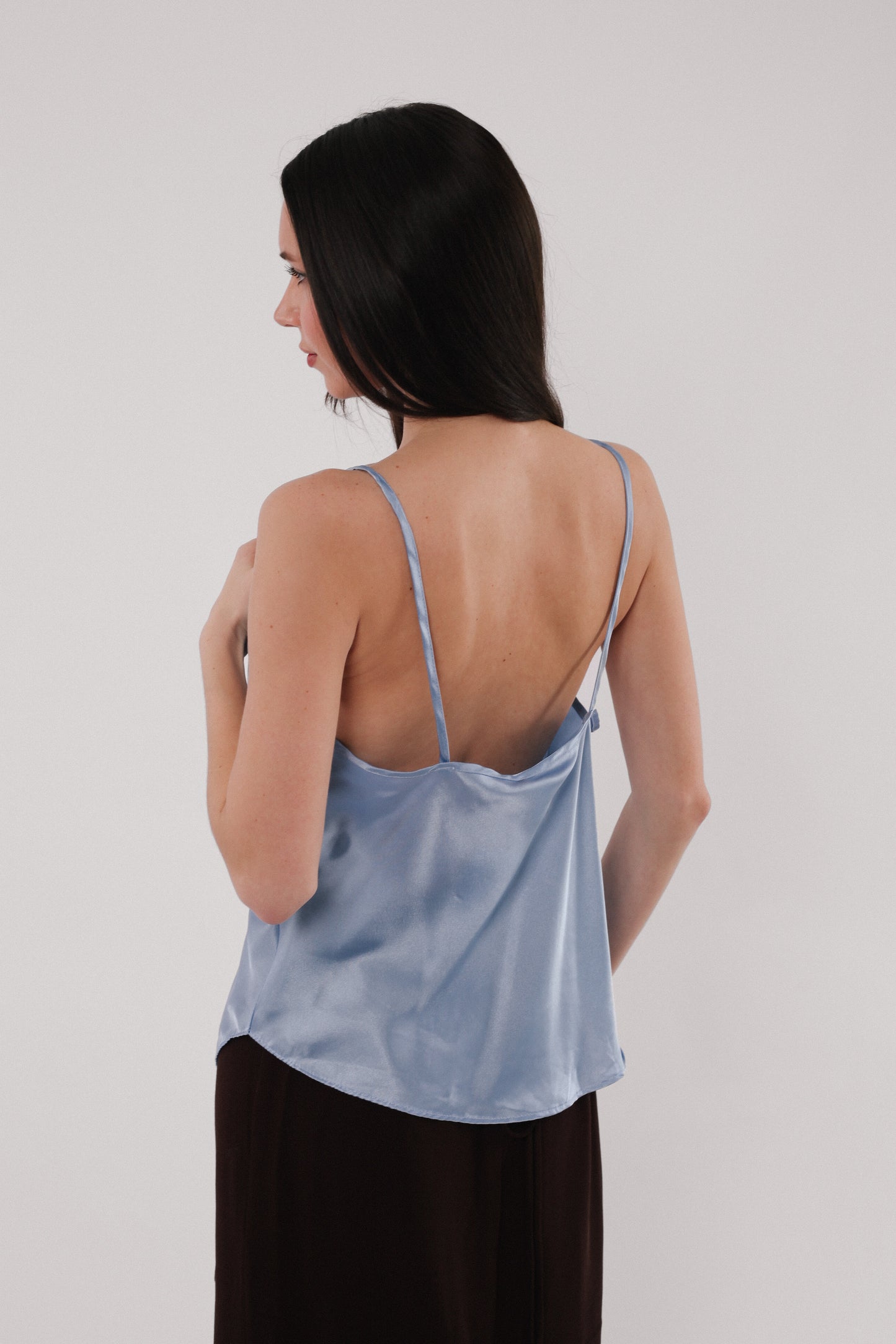 Rosette Satin Cami