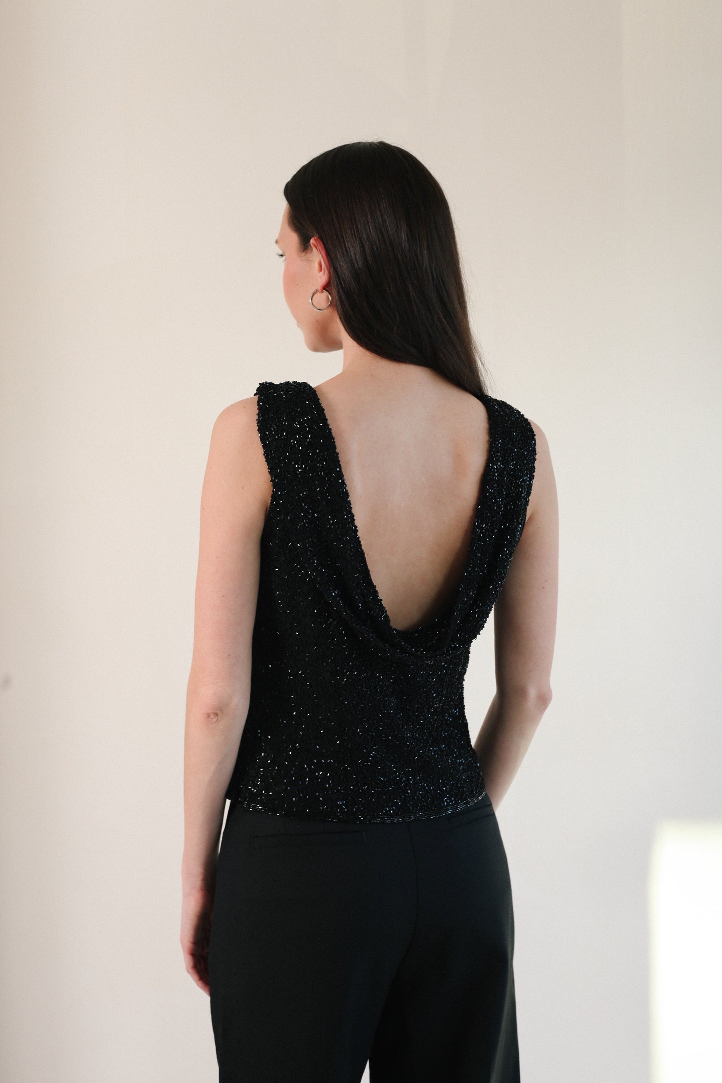 Beaded Scala Top