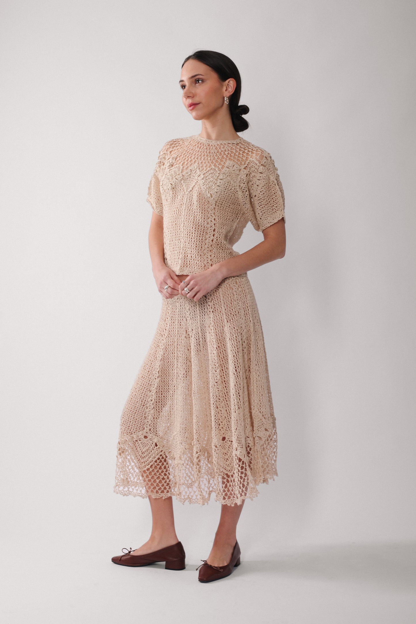 Lim’s Crochet Skirt Set