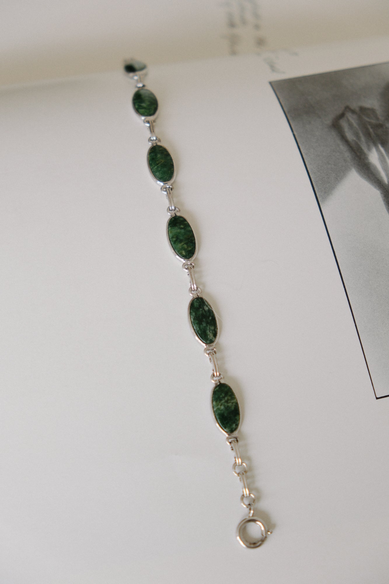 Moss Jade Bracelet