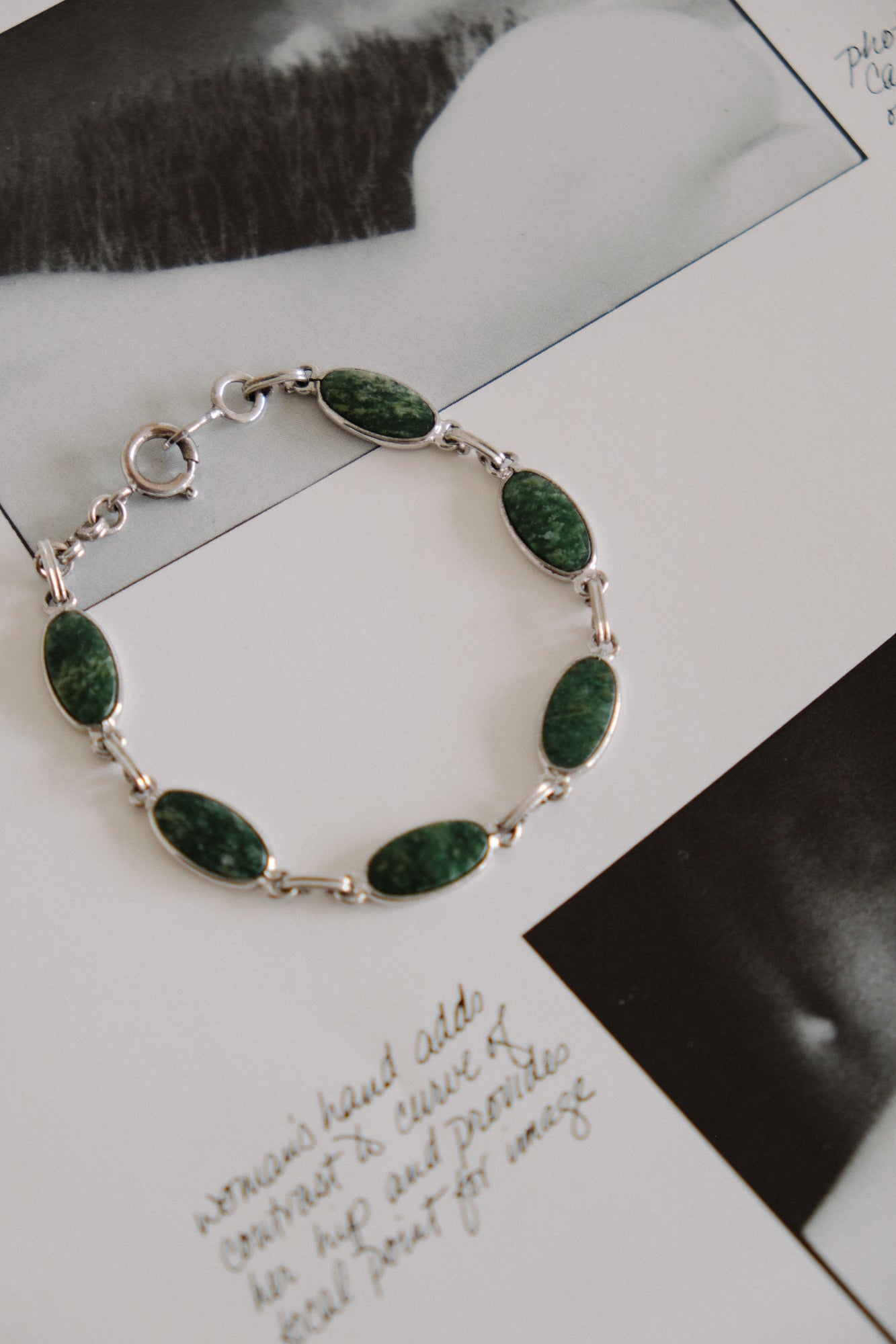 Moss Jade Bracelet