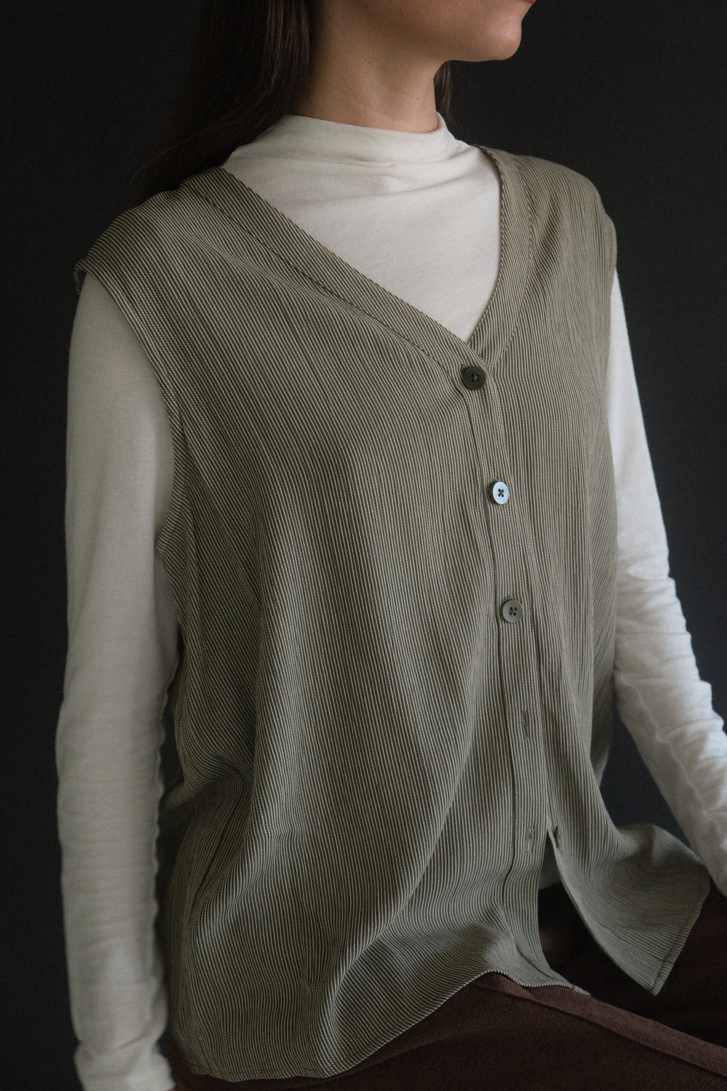 Striped Summer Vest