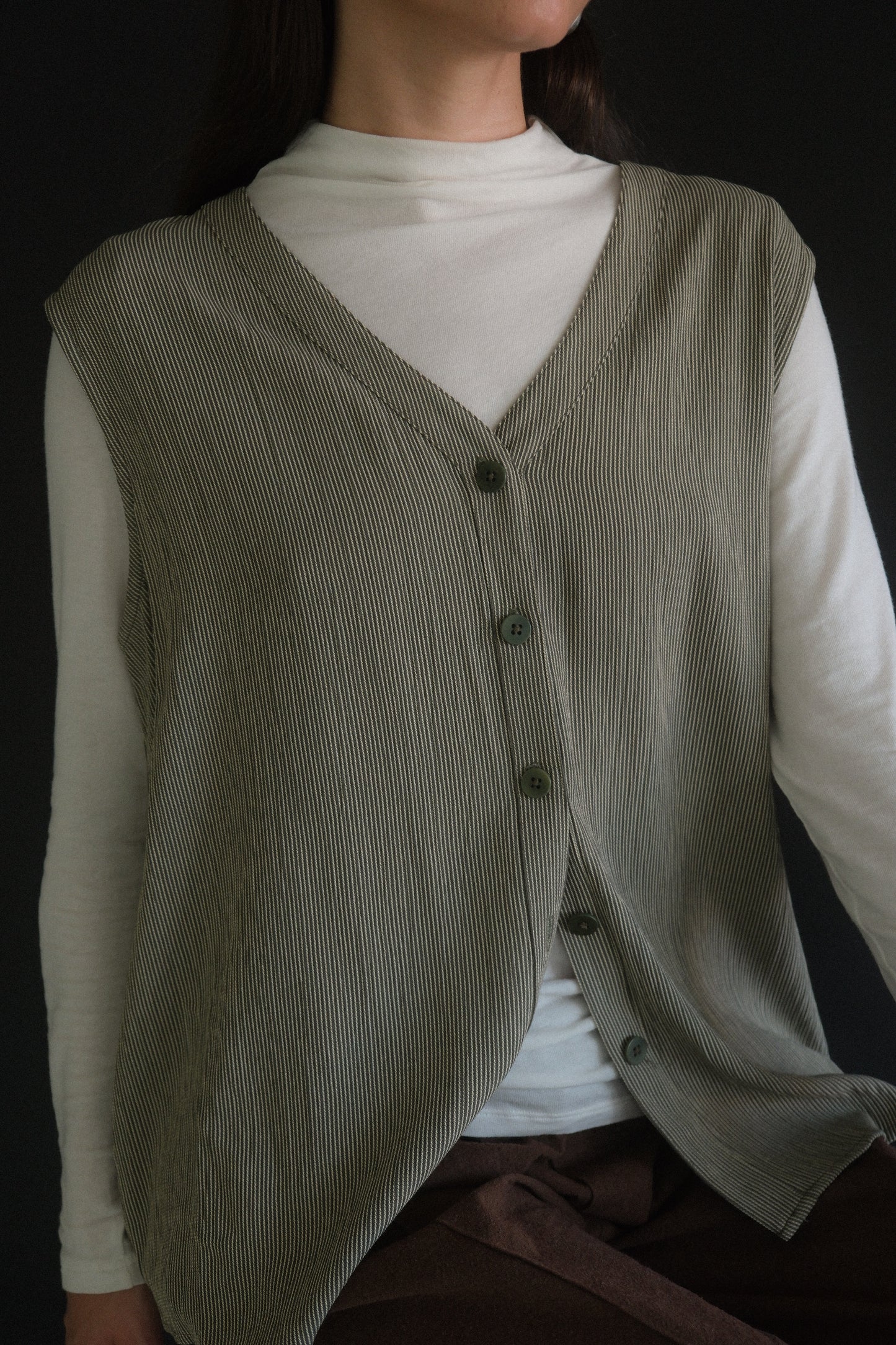 Striped Summer Vest