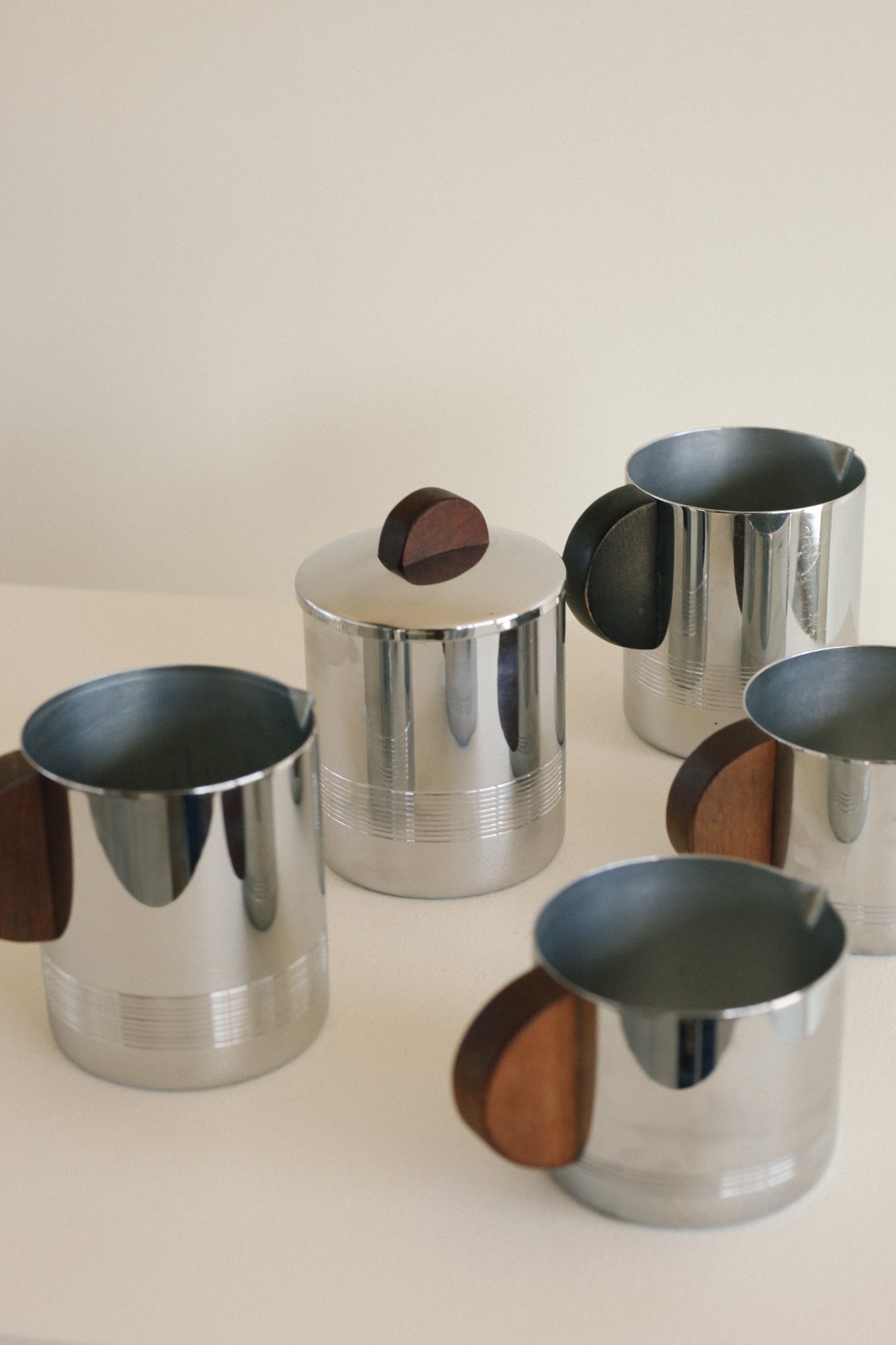Danish Art Deco Espresso & Creamer Set