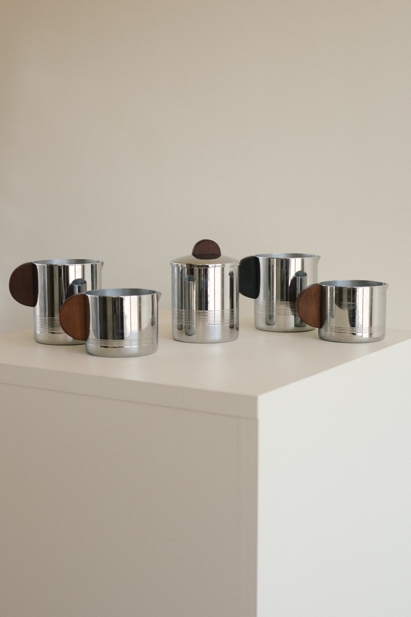 Danish Art Deco Espresso & Creamer Set