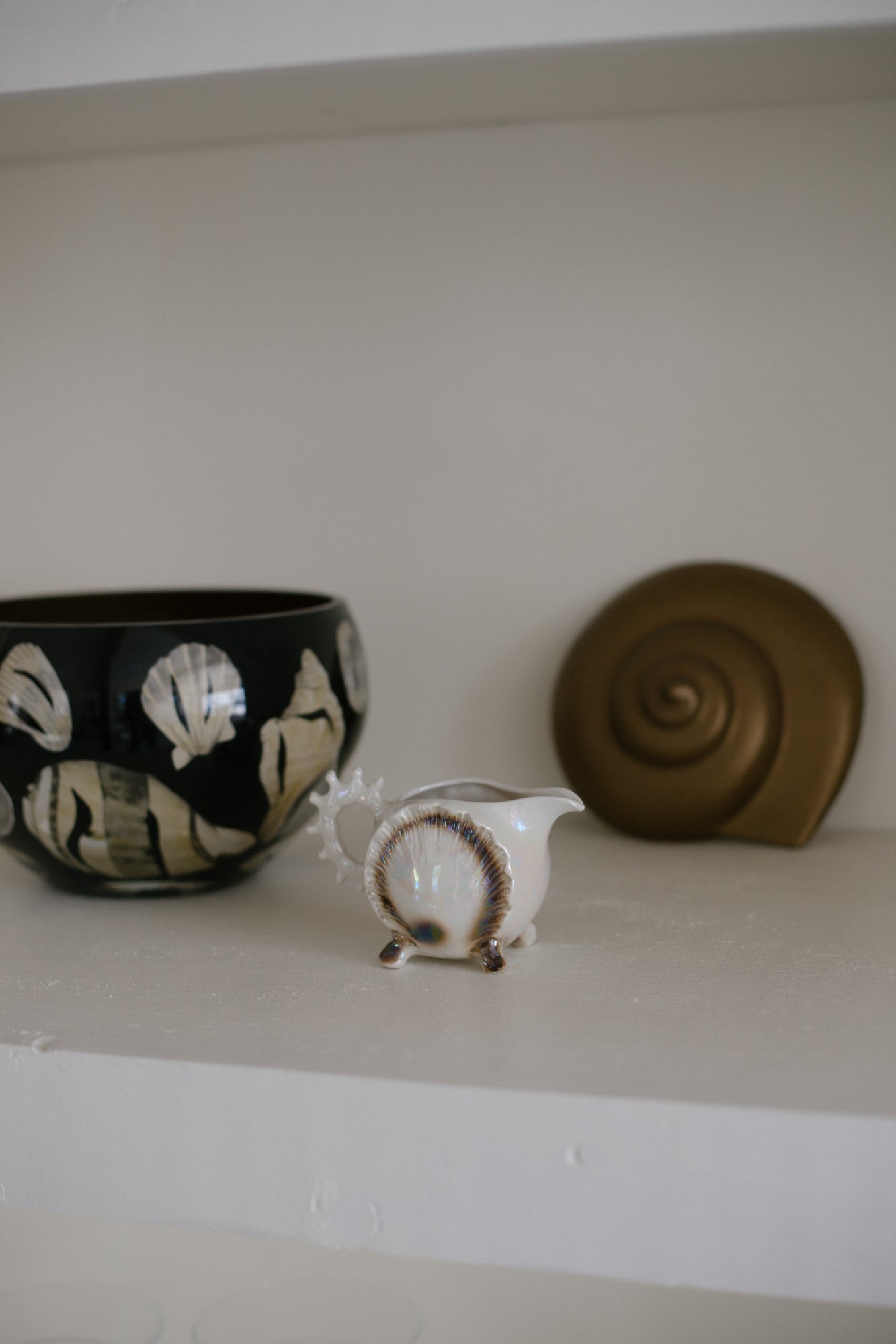 Porcelain Shell Creamer
