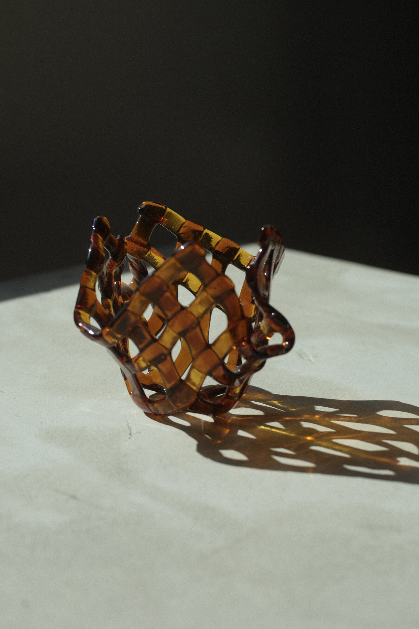 Sculptural Woven Glass Object