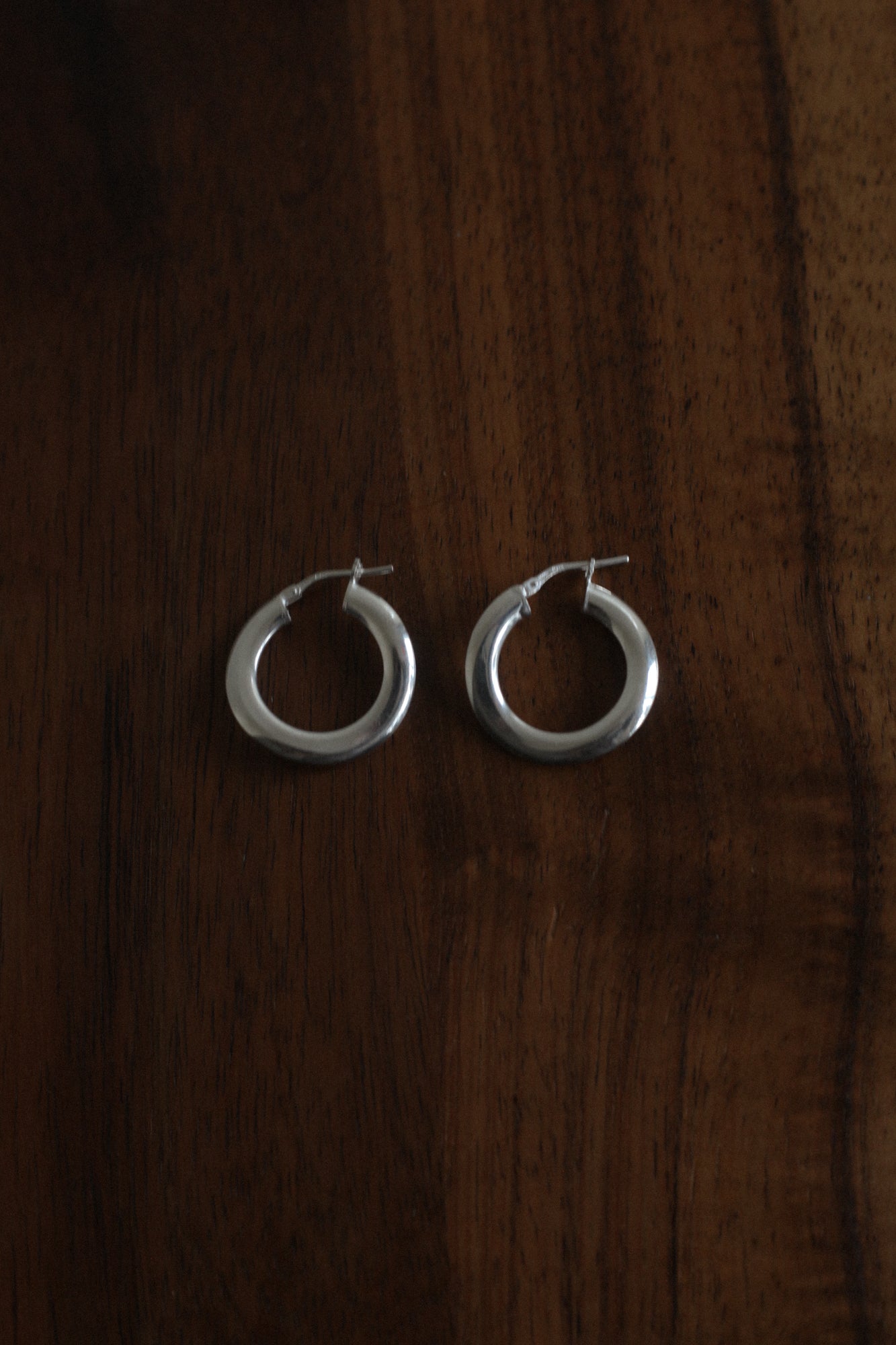 Petite Crinkled Hoop Earrings