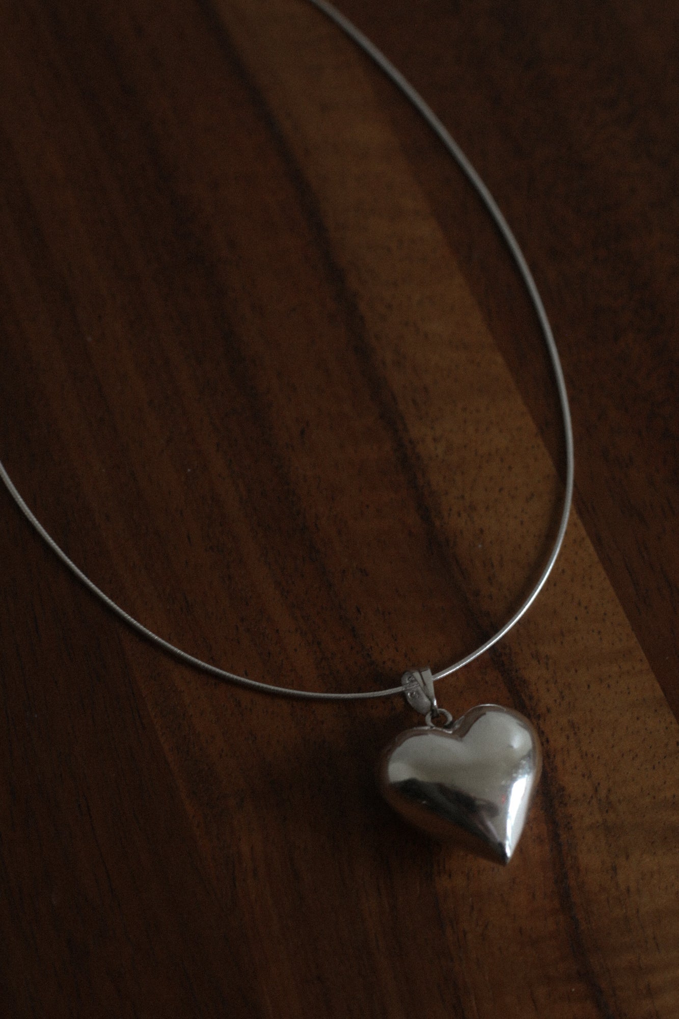 Puffy Heart Necklace