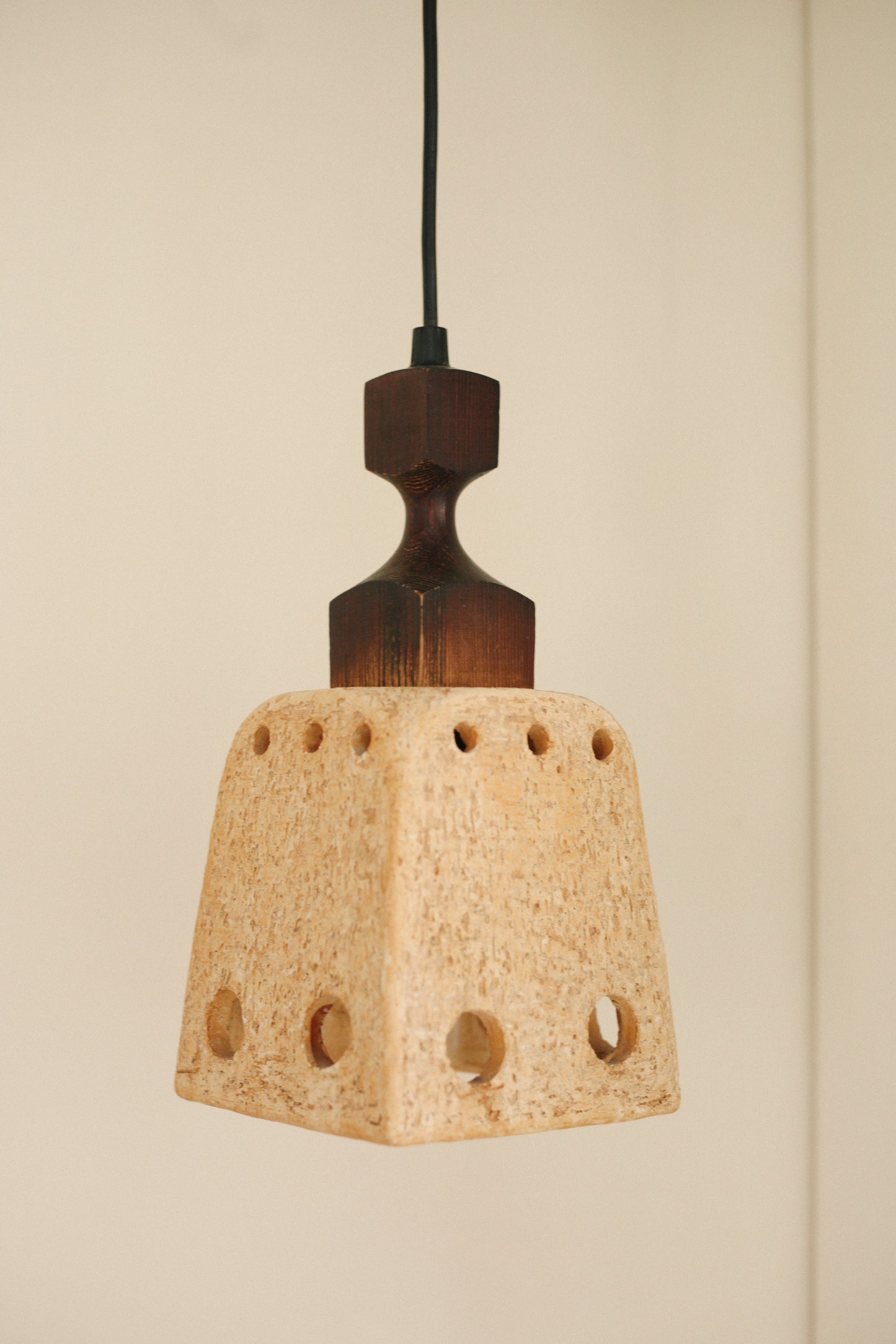Brutalist Pendant Light