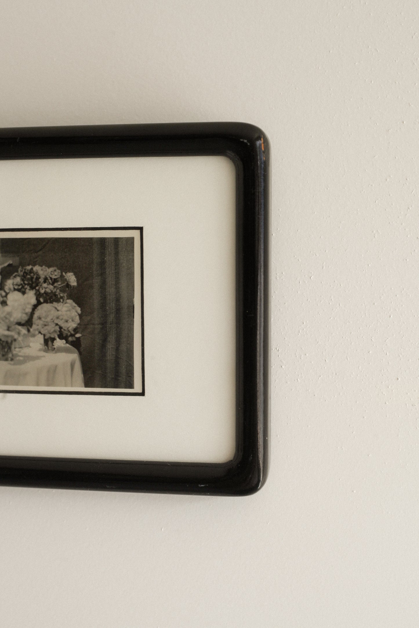 "Funeral Flowers", Framed Vintage Photograph