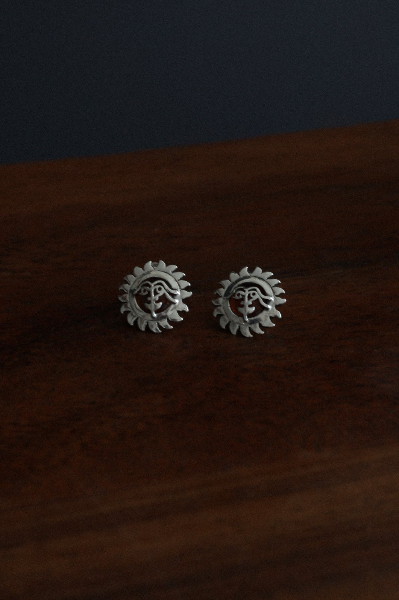 Happy Amber Sun Earrings