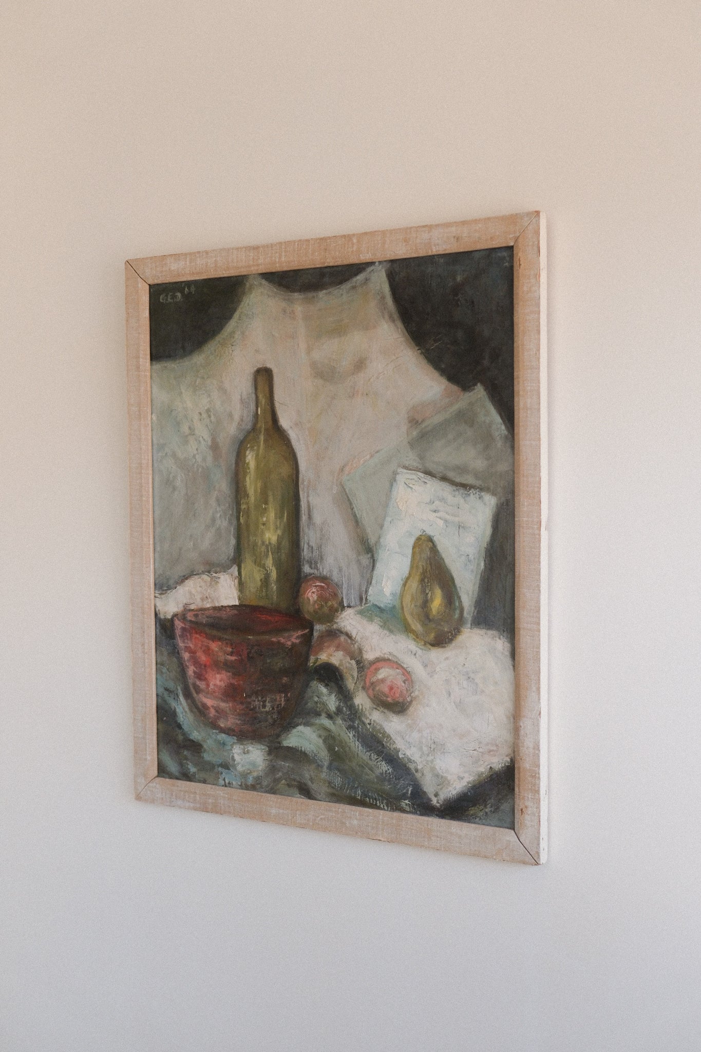 Still Life Painting, Signed G.E.D. '64
