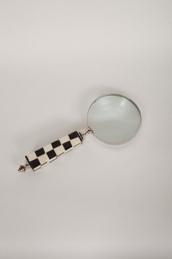 Checkered Magnifying Glass