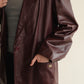 Etienne Agner Oxblood Leather Jacket