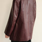 Etienne Agner Oxblood Leather Jacket