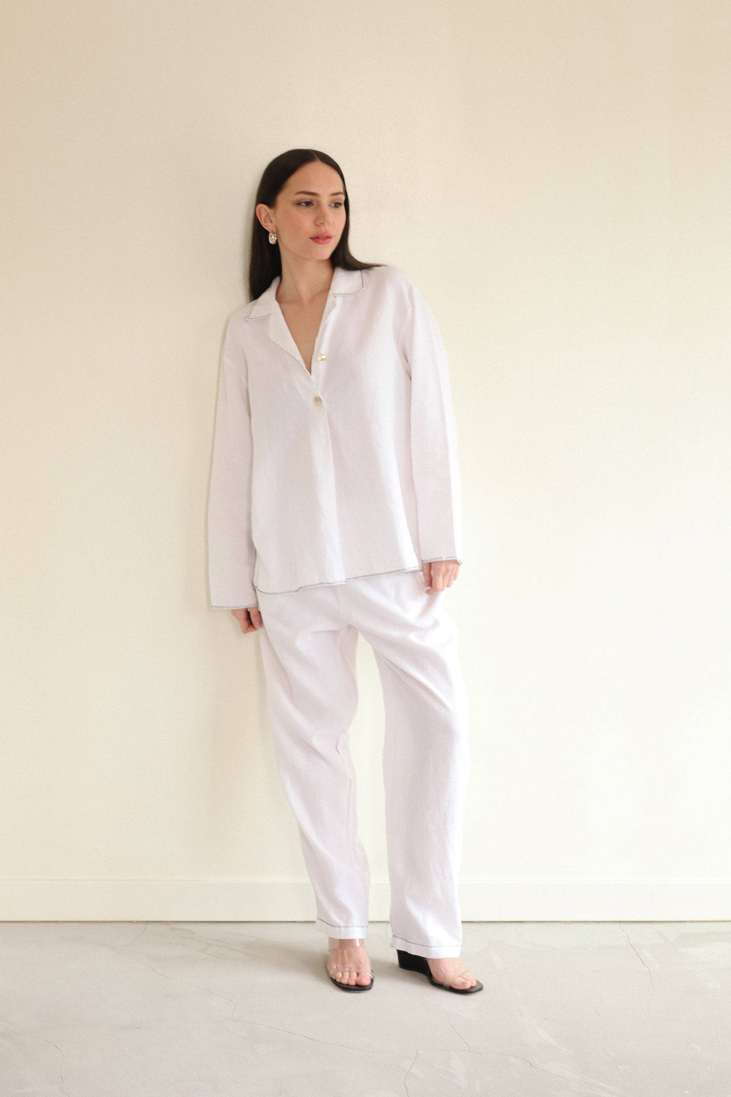 Linen Loungewear Set