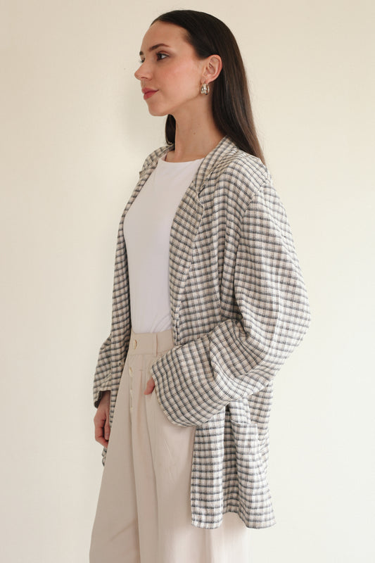Oversized Linen Summer Blazer
