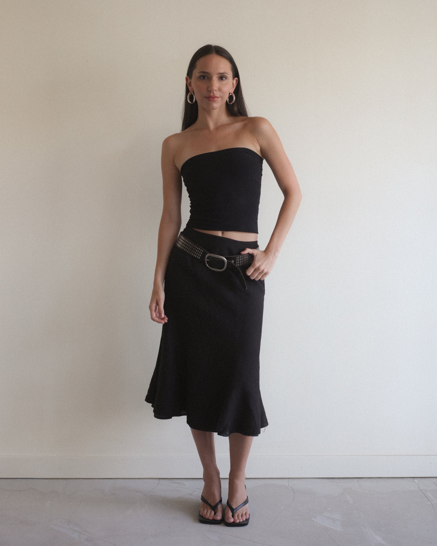 Kasper Linen Skirt
