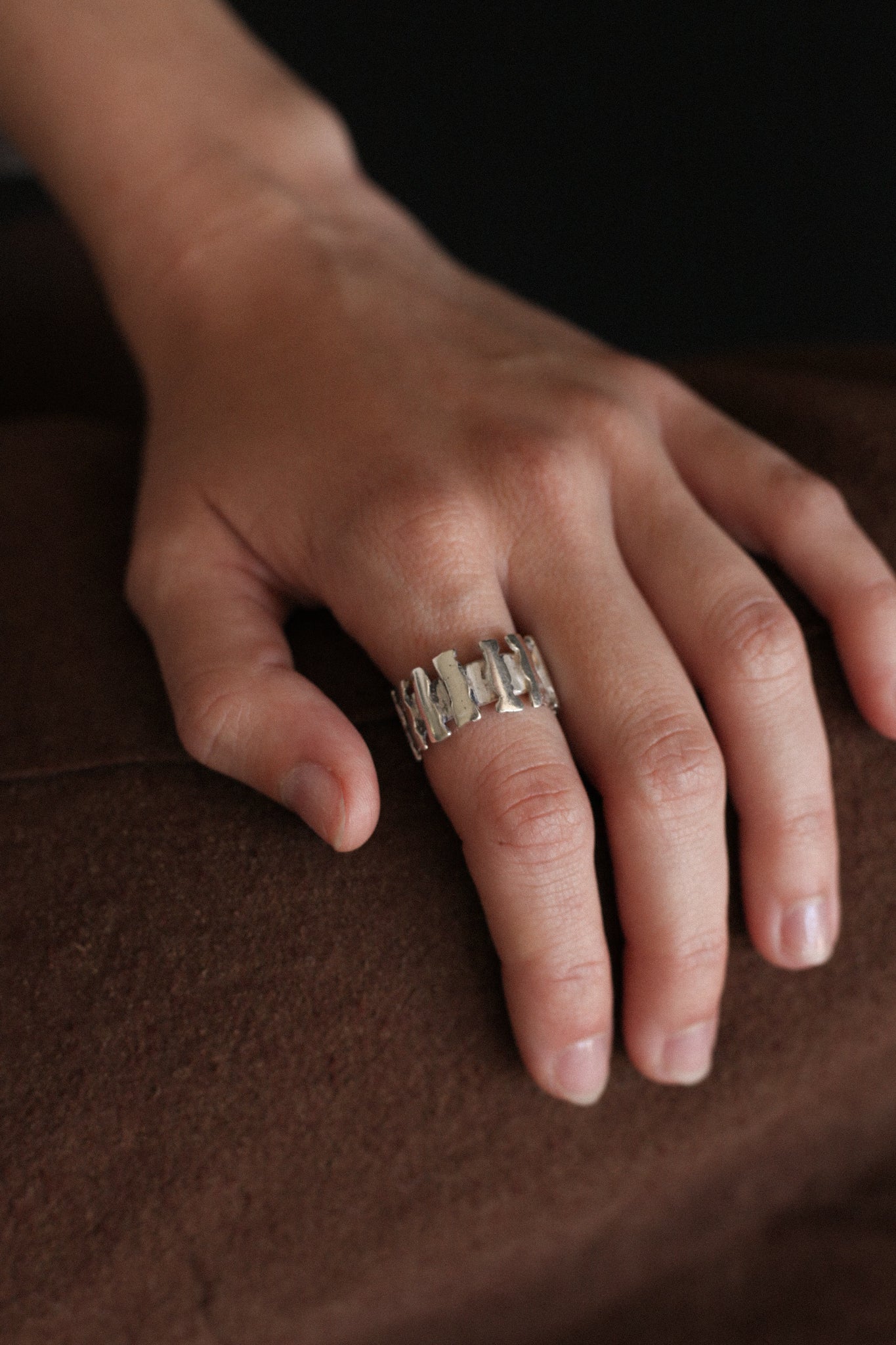 Sculptural Brutalist Ring