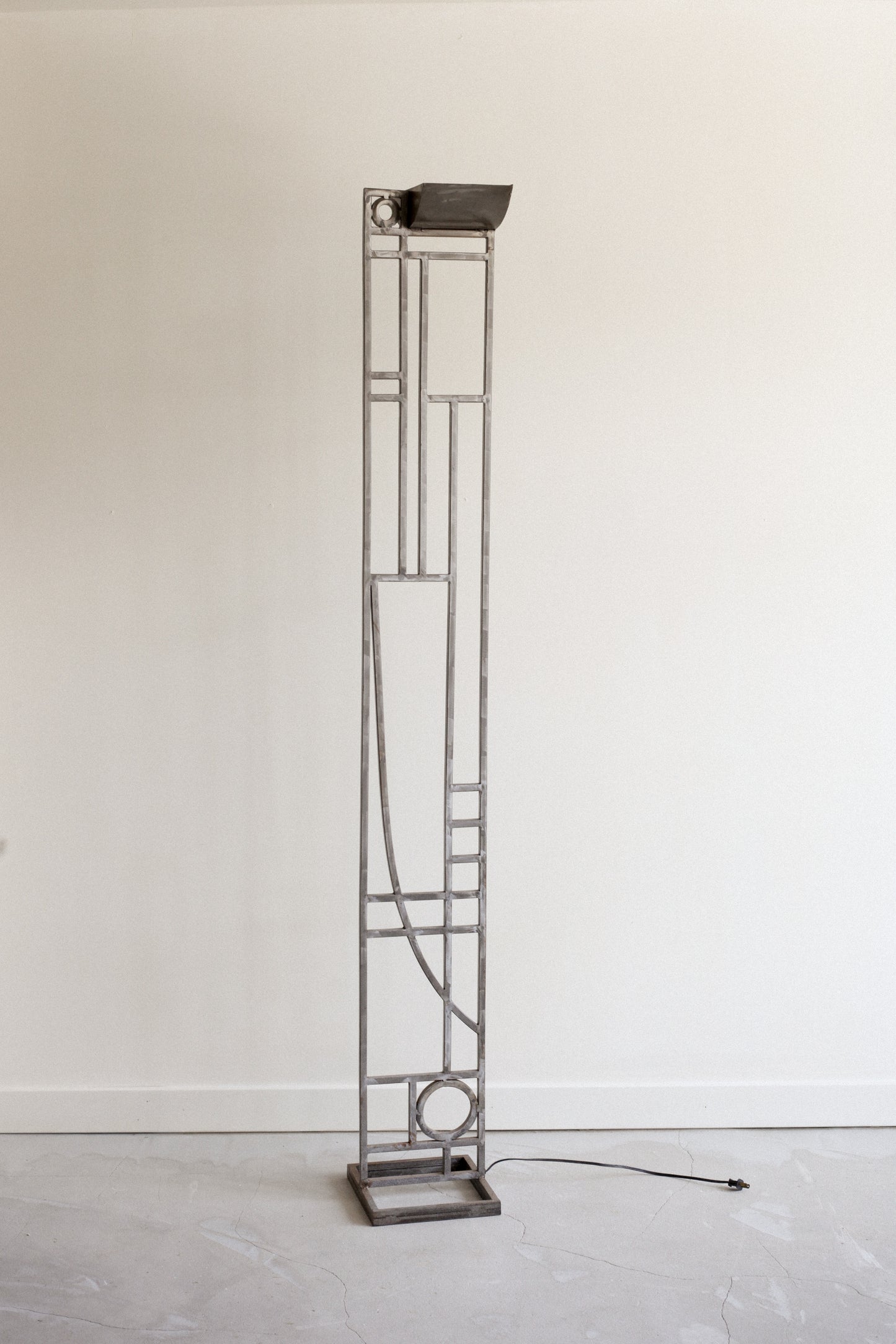 Rare Robert Sonneman for George Kovacs Torchiere Floor Lamp