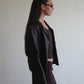 Emanuel Ungaro Chocolate Calf Leather Jacket