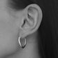 Petite Crinkled Hoop Earrings