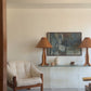 Glass & Lucite Console Table