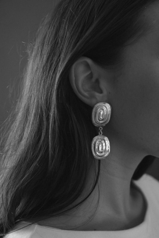 Spiral Dangle Earrings