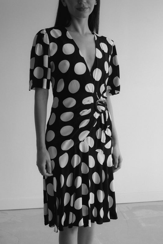 1980's Polka Dot Dress