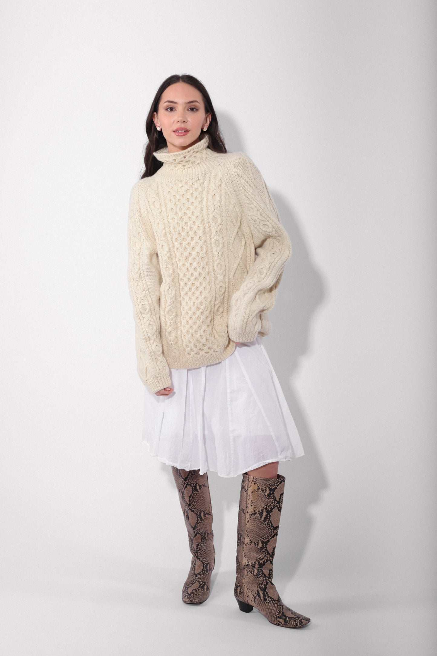 Cable Knit Fisherman’s Sweater