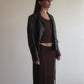 Emanuel Ungaro Chocolate Calf Leather Jacket