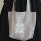 Homemade Embroidered Silk Tote Bag