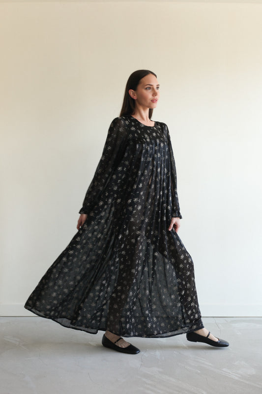Flowy Floral Gown
