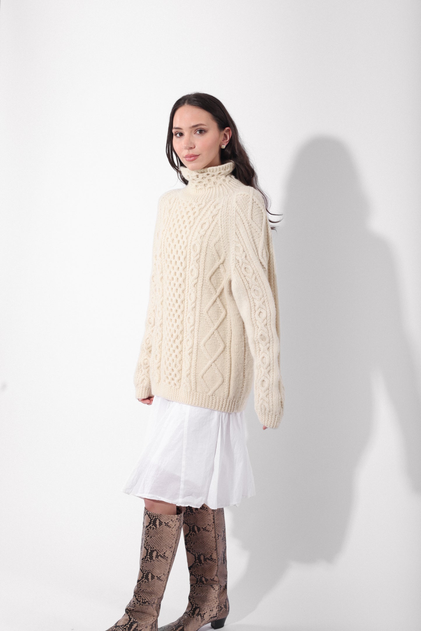 Cable Knit Fisherman’s Sweater