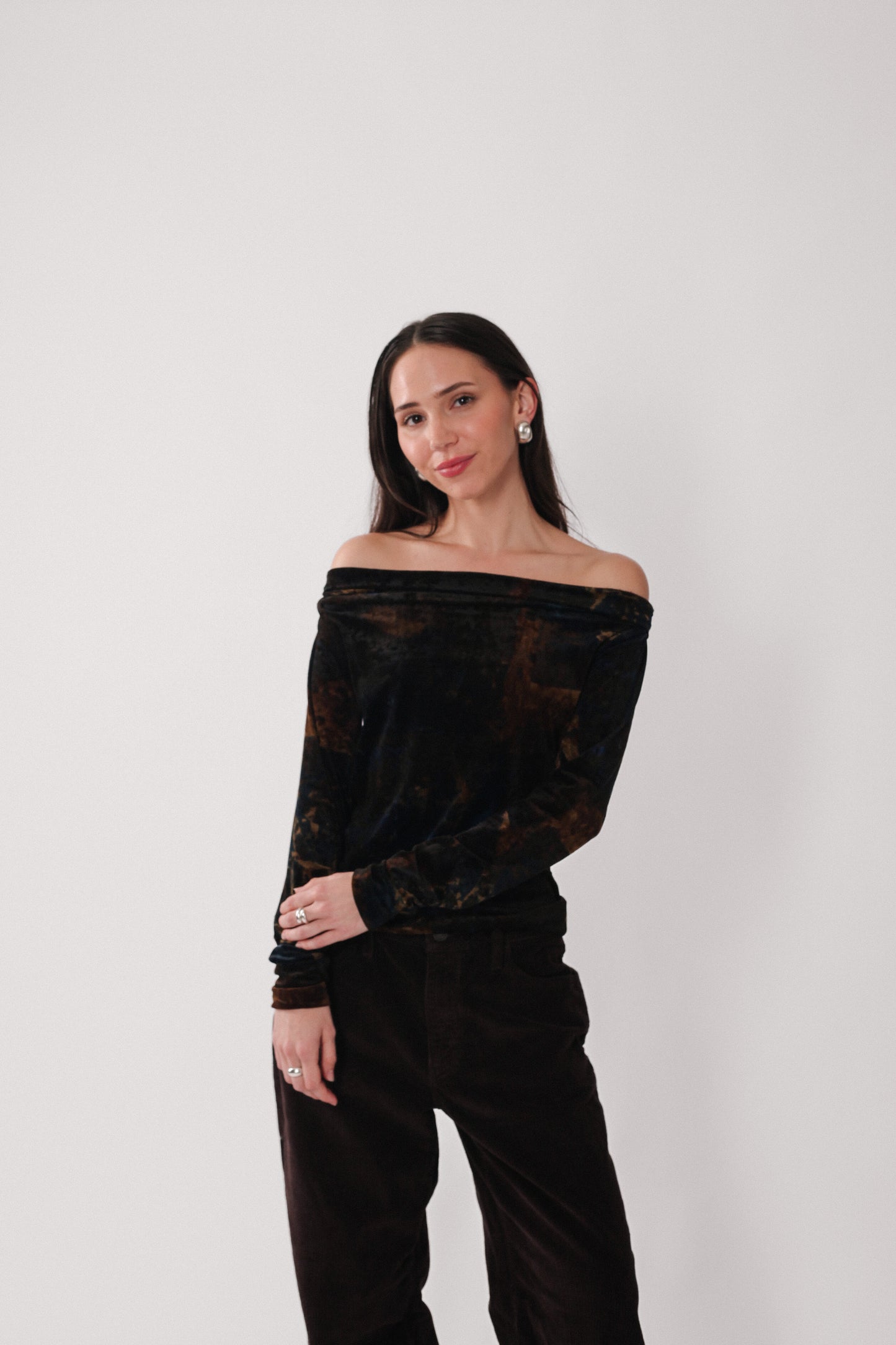 Plein Sud Velvet Blouse