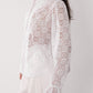 70s Lace Button Down