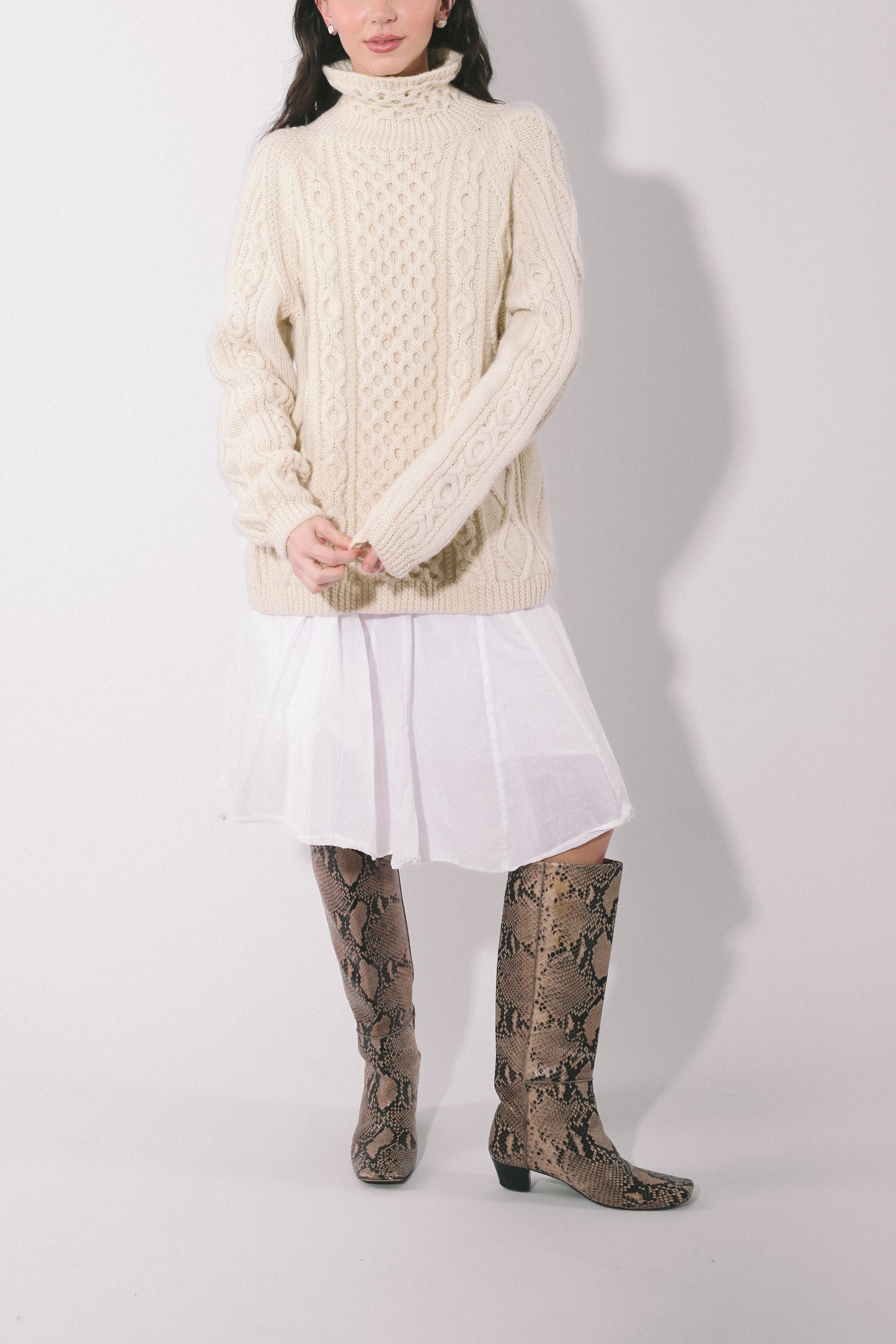 Cable Knit Fisherman’s Sweater