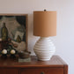 Mid-Century Modern Ceramic Beehive Table Lamp