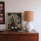 Mid-Century Modern Ceramic Beehive Table Lamp