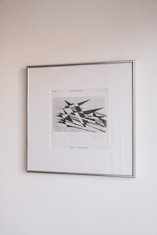 E. McKnight Kauffer Framed Exhibition Poster, 1969