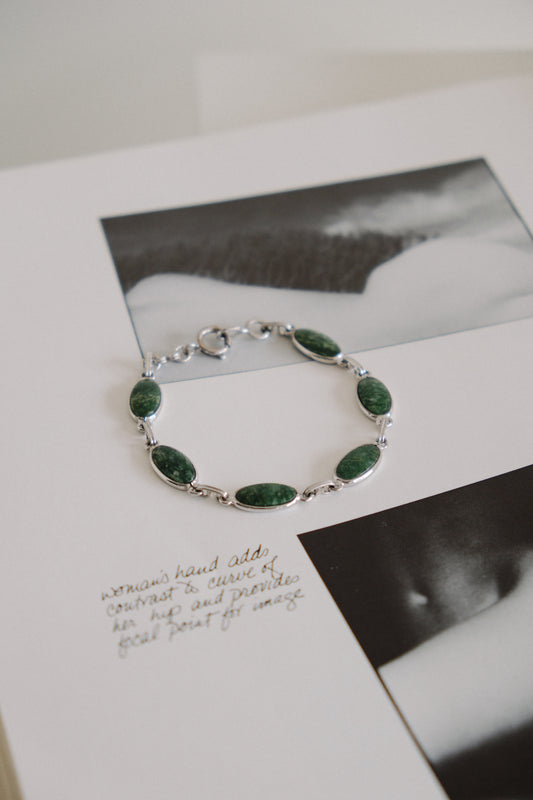 Moss Jade Bracelet