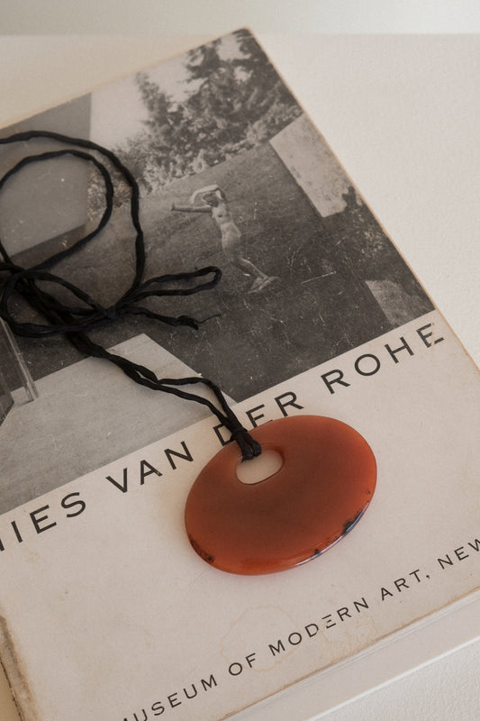 Amber Agate Necklace